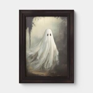 11x14 Ghost Halloween Framed Wall Art -‎ Threshold, Target